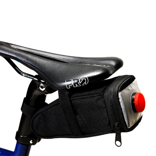  Bicycle seat bag with light 