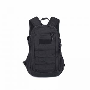 Black tactical gear backpack